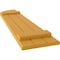 Ekena Millwork Americraft 3-Board (2 Batten) Wood Joined Board-n-Batten Shutters w/ Arch Top, ARW101BQ311X77TUH, PR ARW101BQ311X77TUH - alternate 3